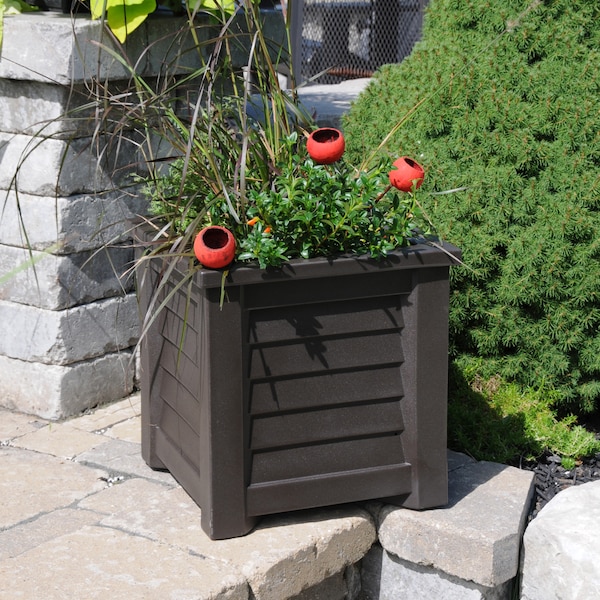 Lakeland 16x16 Planter - Espresso